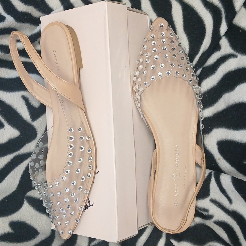 Chinese laundry sparkly flats